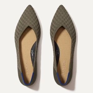 Rothy’s The Point II Basketweave Flat in Safari